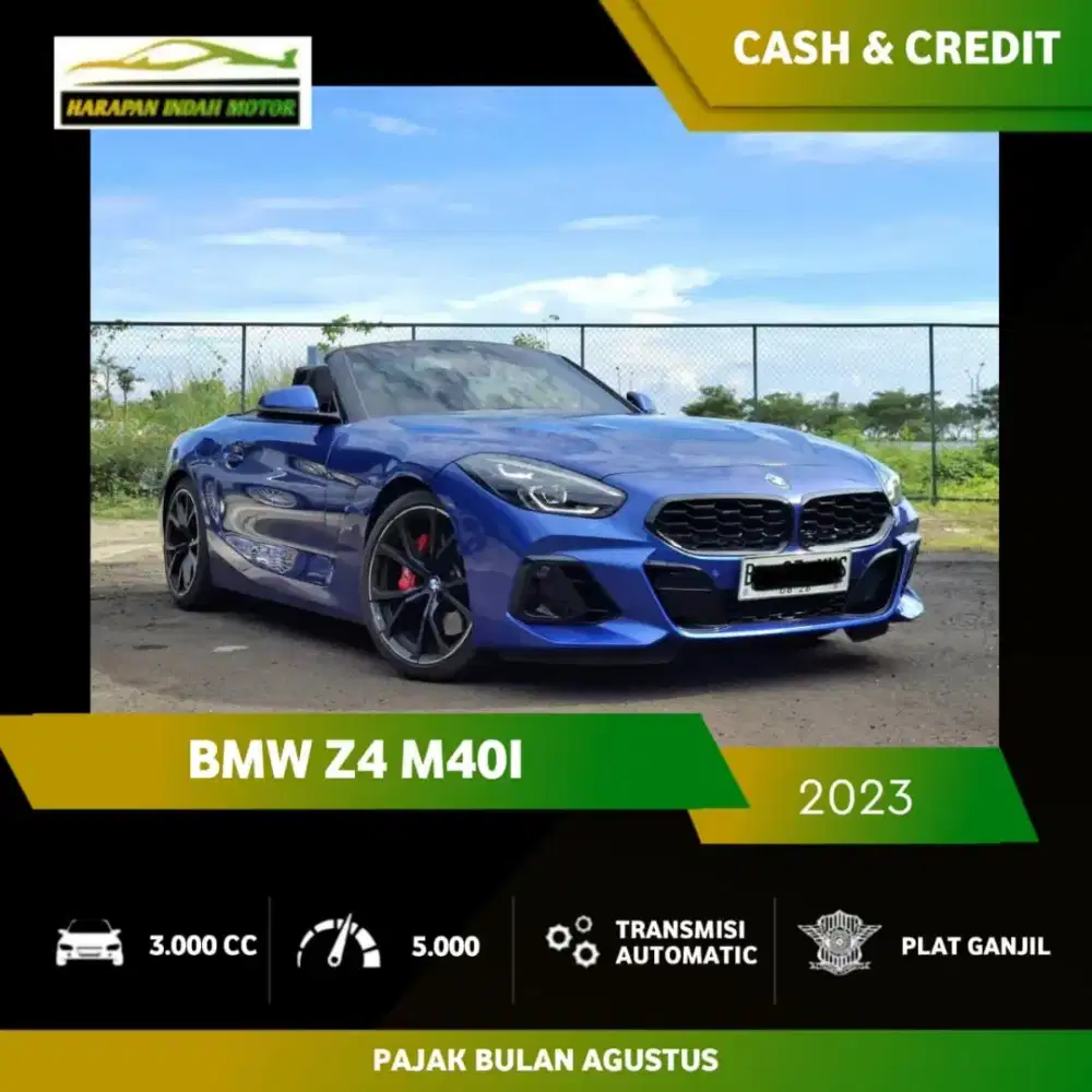BMW Z4 M40i 2023 Convertible Low KM 5RB Antik