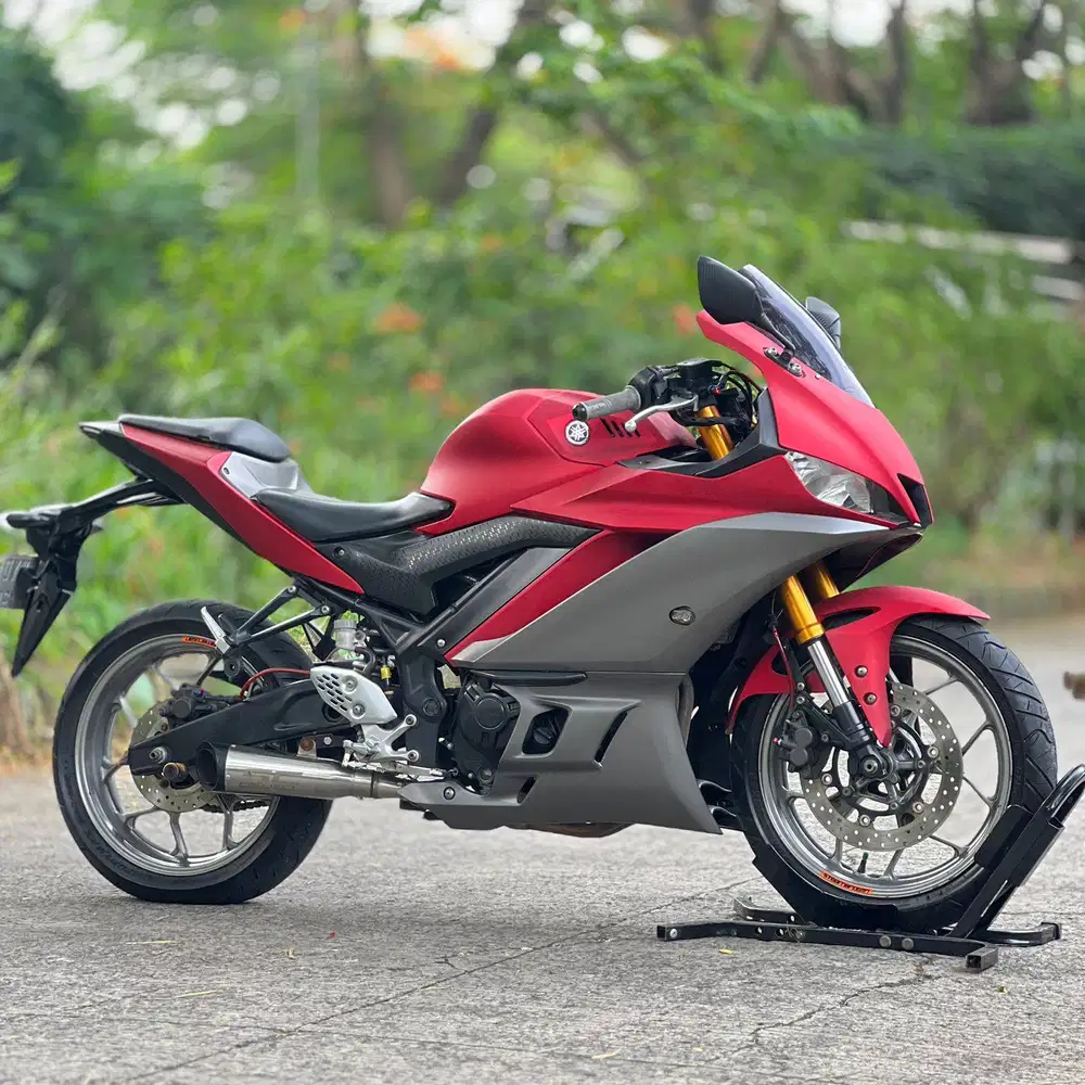 YAMAHA NEW YZF R25 V2 2019 MERAH KM RENDAH PAJAK HIDUP SIAP TOURING