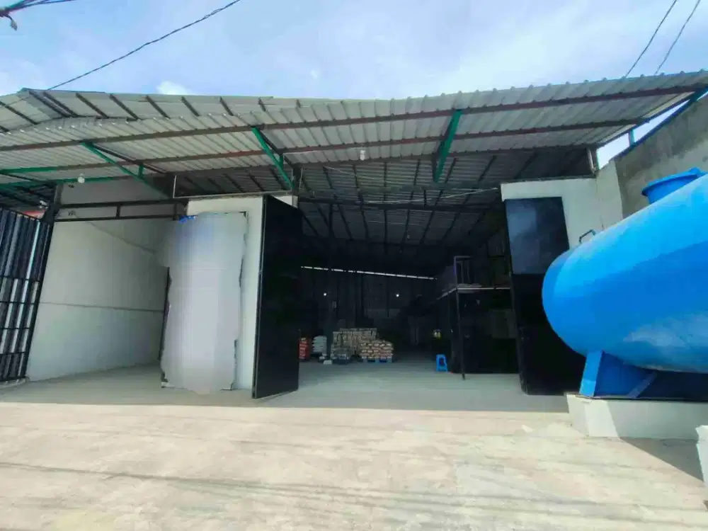 Disewakan gudang mezzanine siap pakai tarumajaya dekat harapan indah