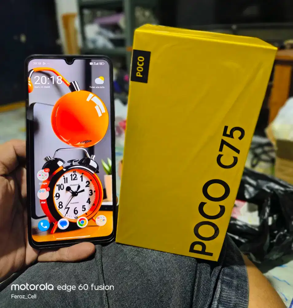 Xiaomi Poco C75 6/128 Umur sebulan Murah banget boskuh