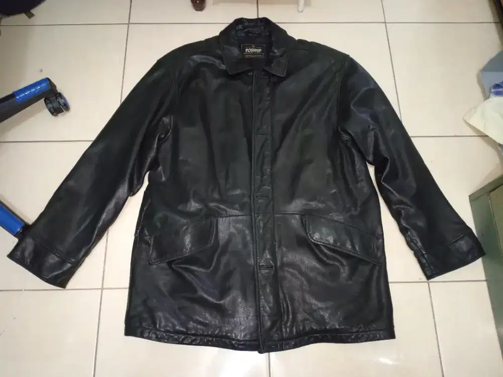 Jaket kulit original bomber Rosner Germany