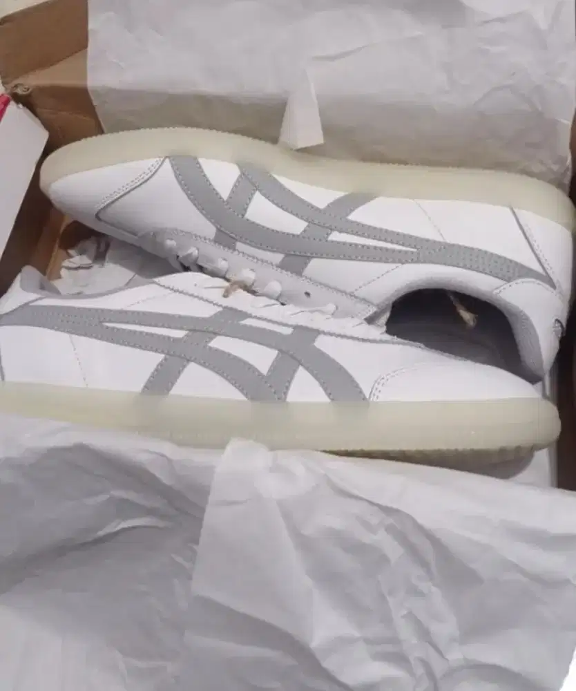 Onitsuka Tiger white gray brand new banget