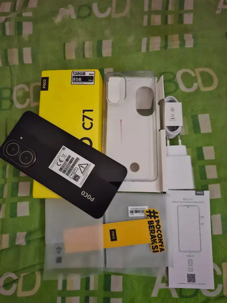 Poco C71 RAM 4+4/128GB OPEN BOX Garansi resmi 15bln like new 99%