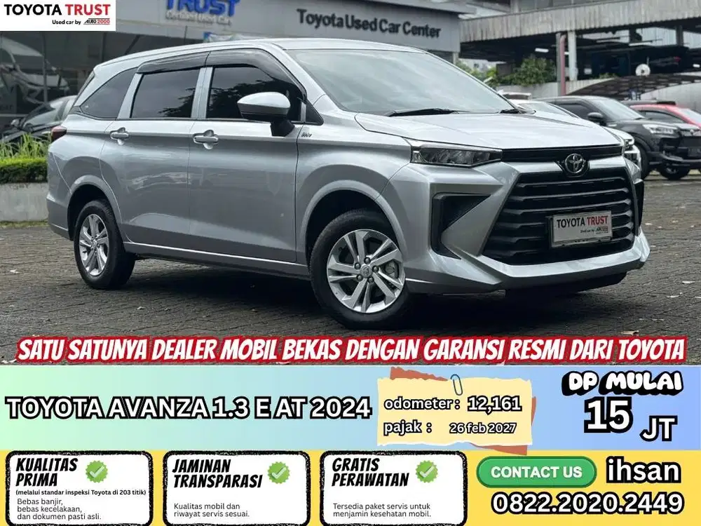 TOYOTA AVANZA 1.3 E AT 2024