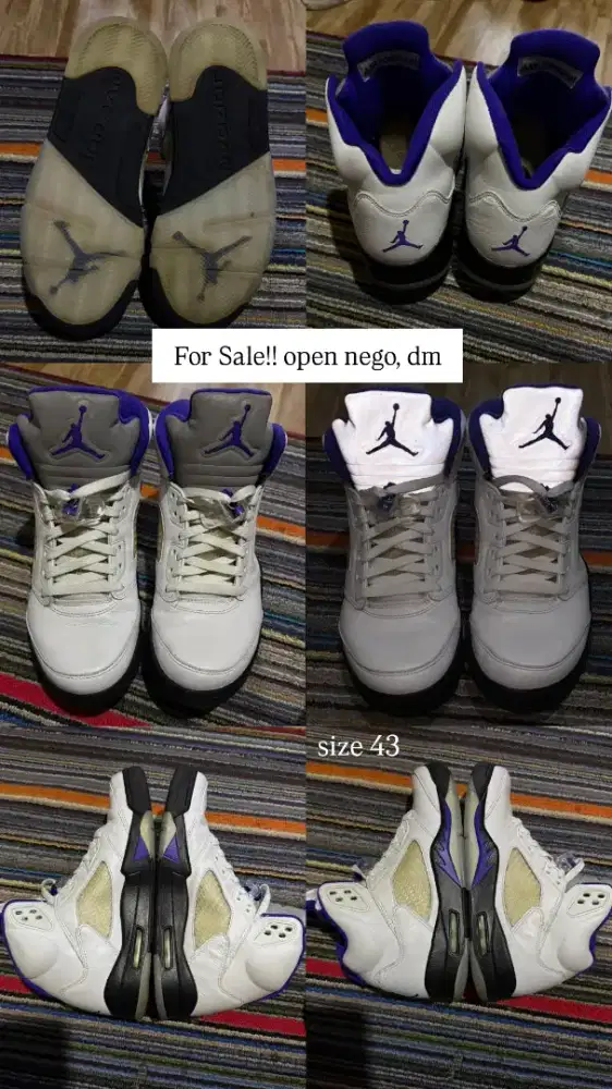 NIKE - AIR JORDAN 5 RETRO dark concord