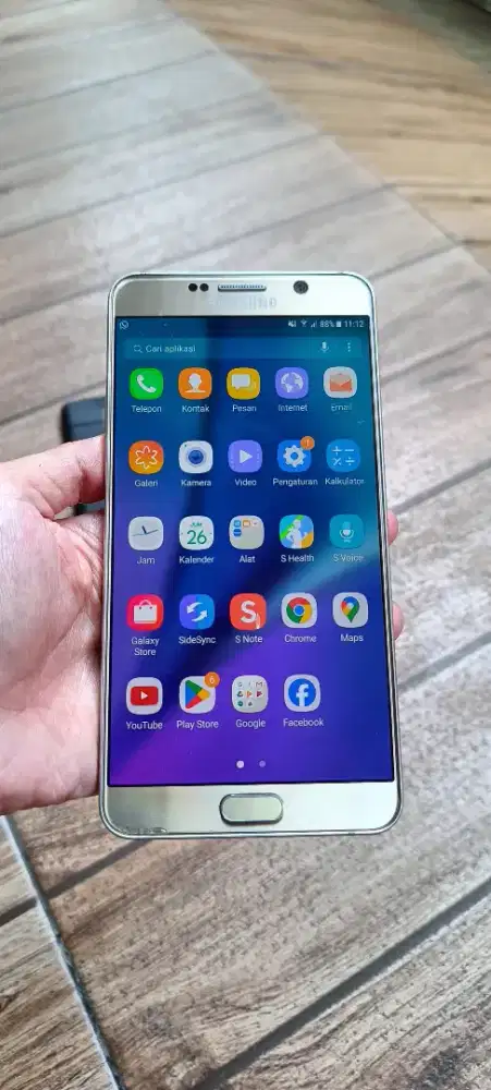 Jual hp samsung Note 5 4/32gb siap pake Normal mulus
