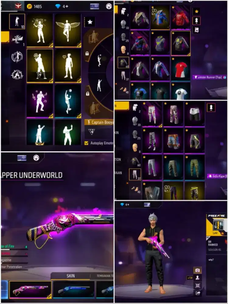 Jual akun ff murah meriah yg minat lansung inbok