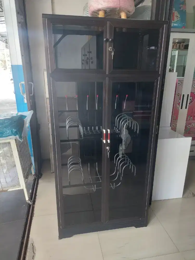 Rak piring tinggi uk.165 coklat