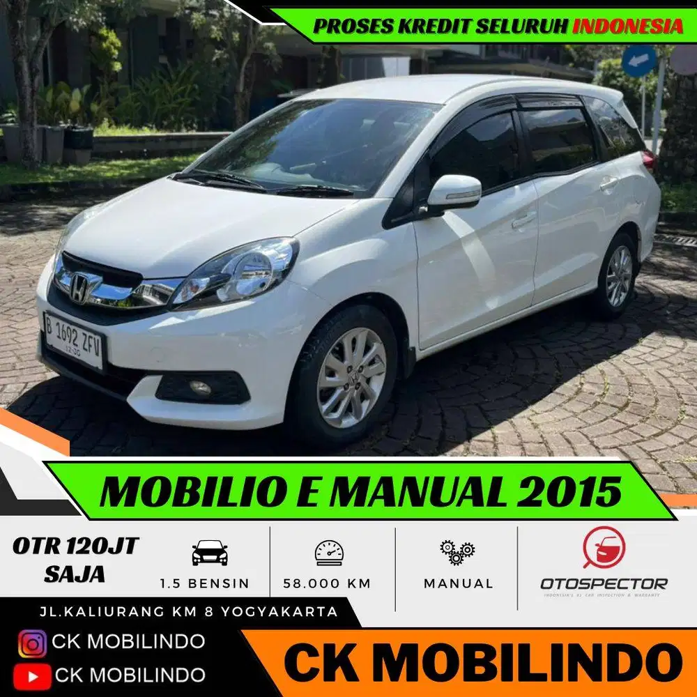 Honda Mobilio E Manual 2015 ANTIK ISTIMEWA DP Minim Avanza