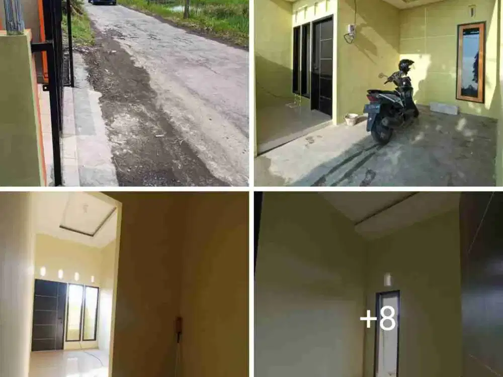 Rumah baru siap huni nol jalan aspal raya Sukodono cocok buat usaha