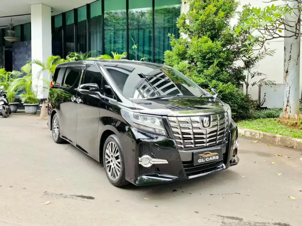 Alphard Sc 2017 Cash Hitam Toyota 2.5 Cbu Japan
