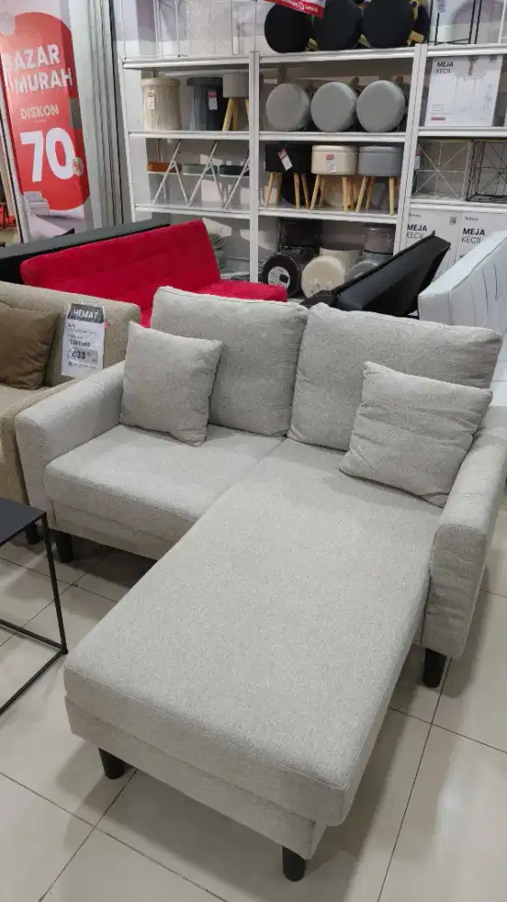 Promo murahh sofa L tavor