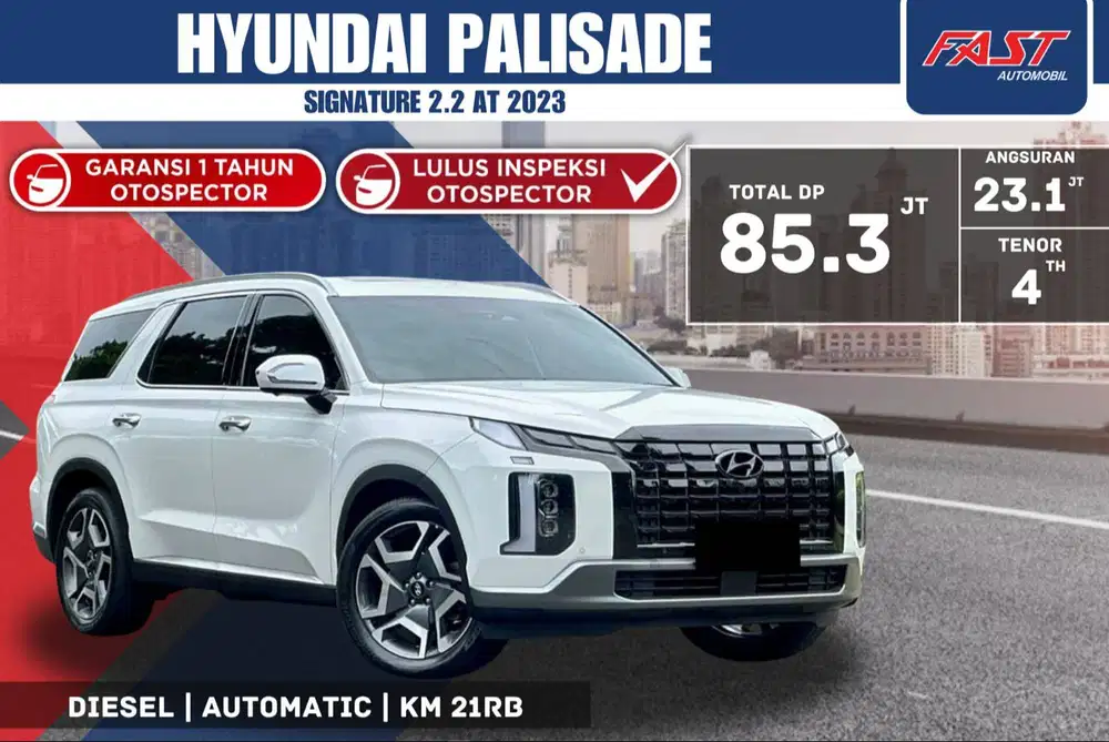HYUNDAI PALISADE 2.2D SIGNATURE 4×4 AWD FACELIFT DIESEL  2023 KM.21RB