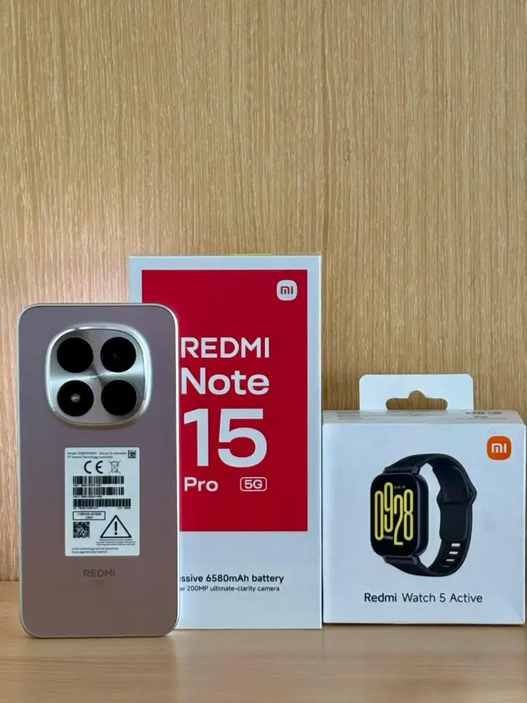 PROMO XIAOMI REDMI NOTE 15 PRO 5G FREE WATCH 5 ACTIVE || BISA KREDIT