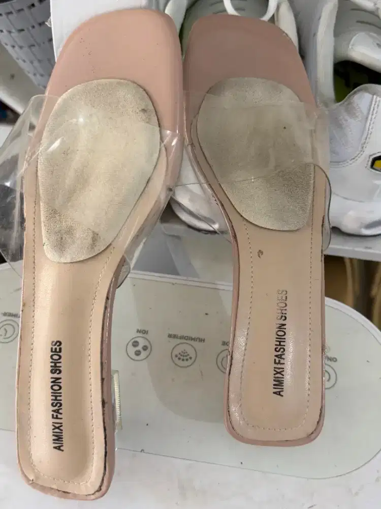 For Sale Preloved Sandal Heels Transparan Import Size 38