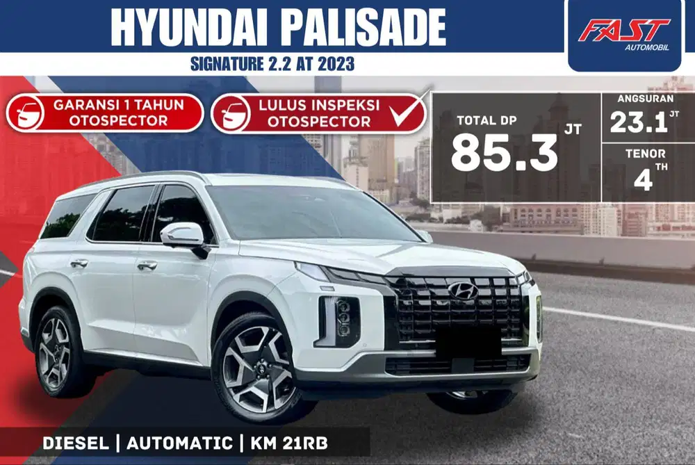 HYUNDAI PALISADE 2.2D SIGNATURE 4×4 AWD FACELIFT DIESEL AT 2023KM.21RB