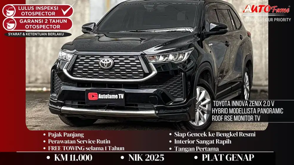 Toyota Innova Zenix 2.0 V Hybrid Modellista Panoramic Roof 2025