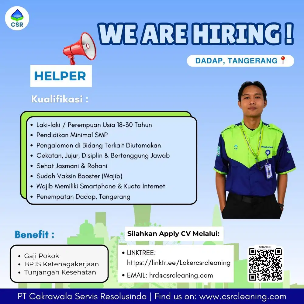 LOWONGAN KERJA HELPER