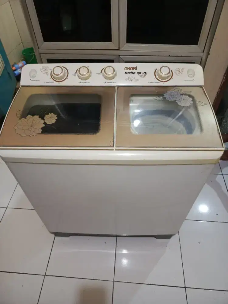 MESIN CUCI MERK AKARI 10 KG MULPIS NORMAL SIAP PAKAI
