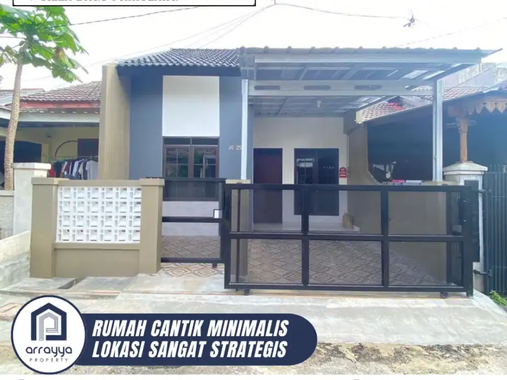 DIJUAL RUMAH CANTIK MINIMALIS LOKASI STRATEGIS DI VILLA DAGO PAMULANG (HR38)