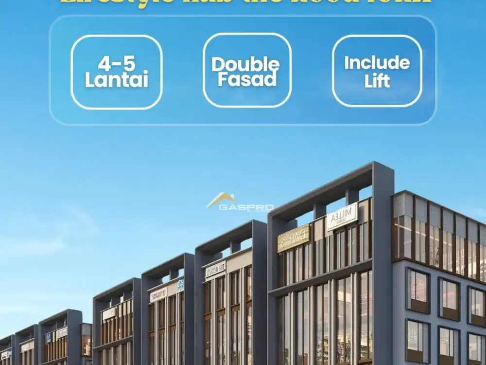 Graha Premium 6X18 3 Lantai – Commercial Fungsional & Prestisius Summarecon Gading Serpong CITY GATE