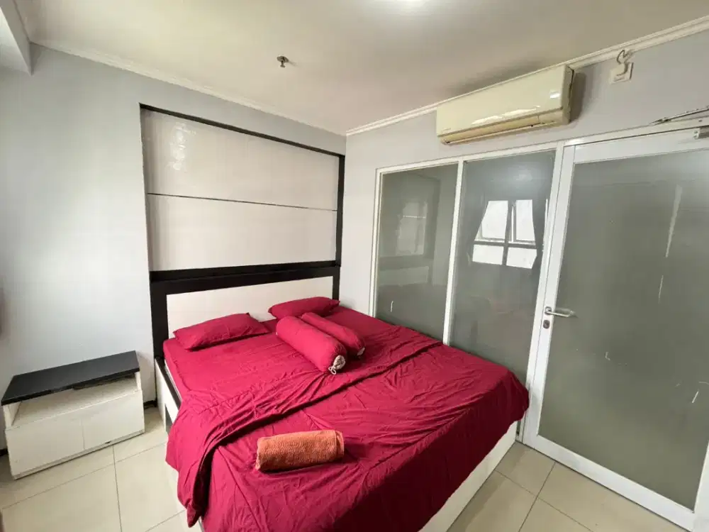 Sewa 1bed Bulanan gateway Pasteur Apartemen View kota