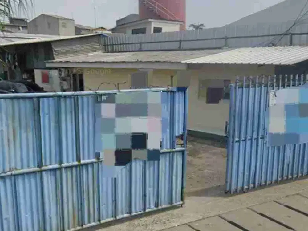 Disewakan lahan dan bangunan workshop jalan raya cakung
