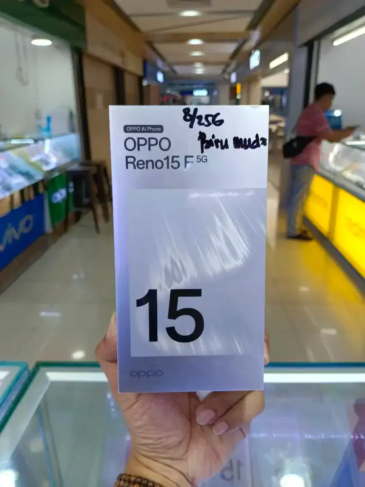 Oppo Reno 15F 5G 8/256 NEW BNIB NO REPACK Garansi Resmi Oppo 1Tahun