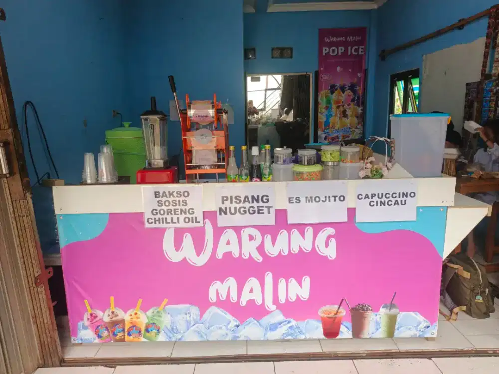 Meja usaha meja dagang meja minuman