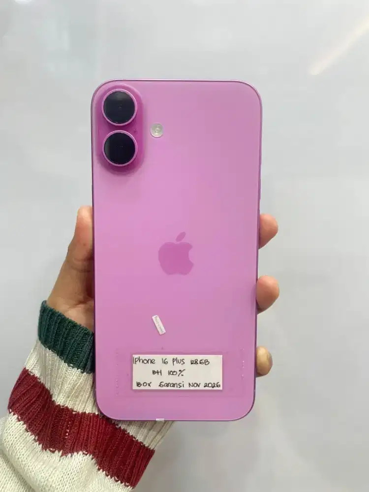Iphone 16 plus 128GB pink ibox istimewa