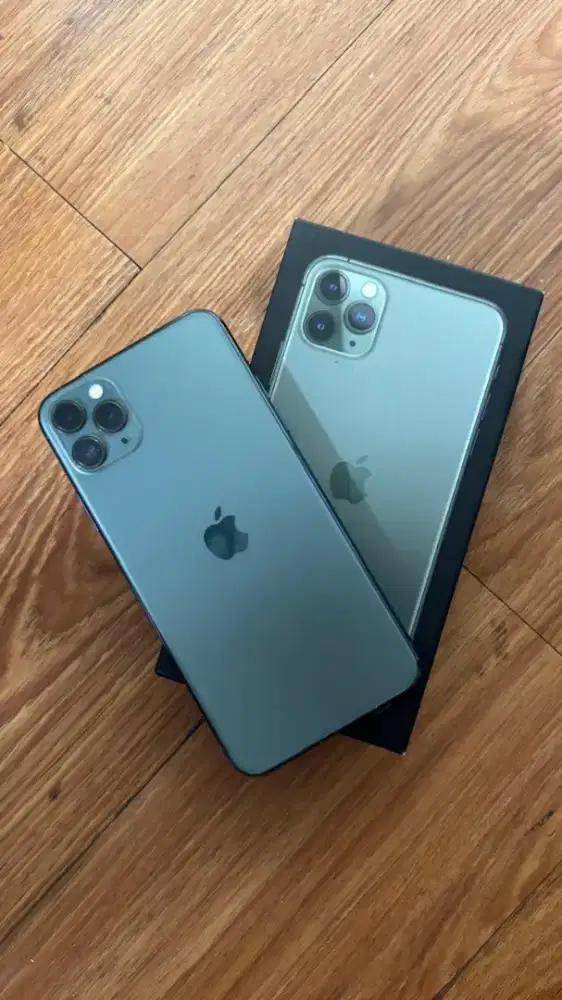 iPhone 11 Pro Max 256GB Midnight Green – Like New + Banyak Bonus Case