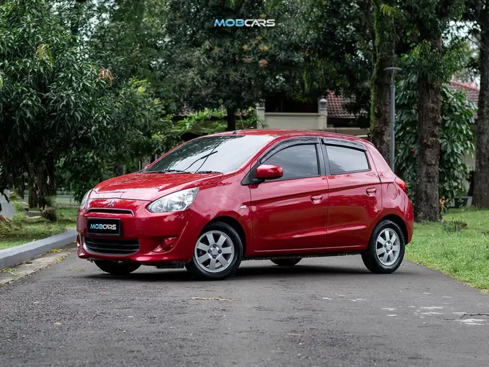 FREE GARANSI 2TAHUN! MIRAGE 1.2 GLS AT 2013 MERAH METALIK MOBCARS