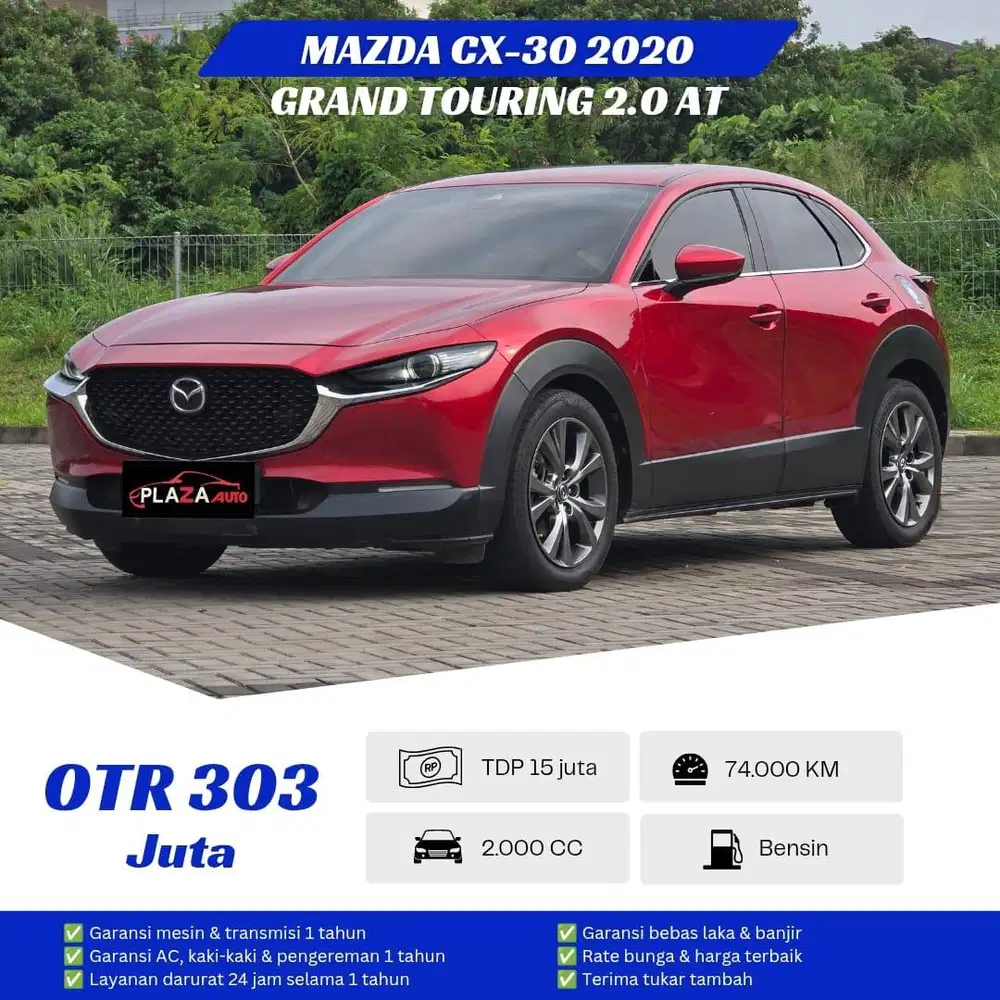 Mazda CX-30 2020 Grand Touring 2.0 Automatic Mobil siap pakai