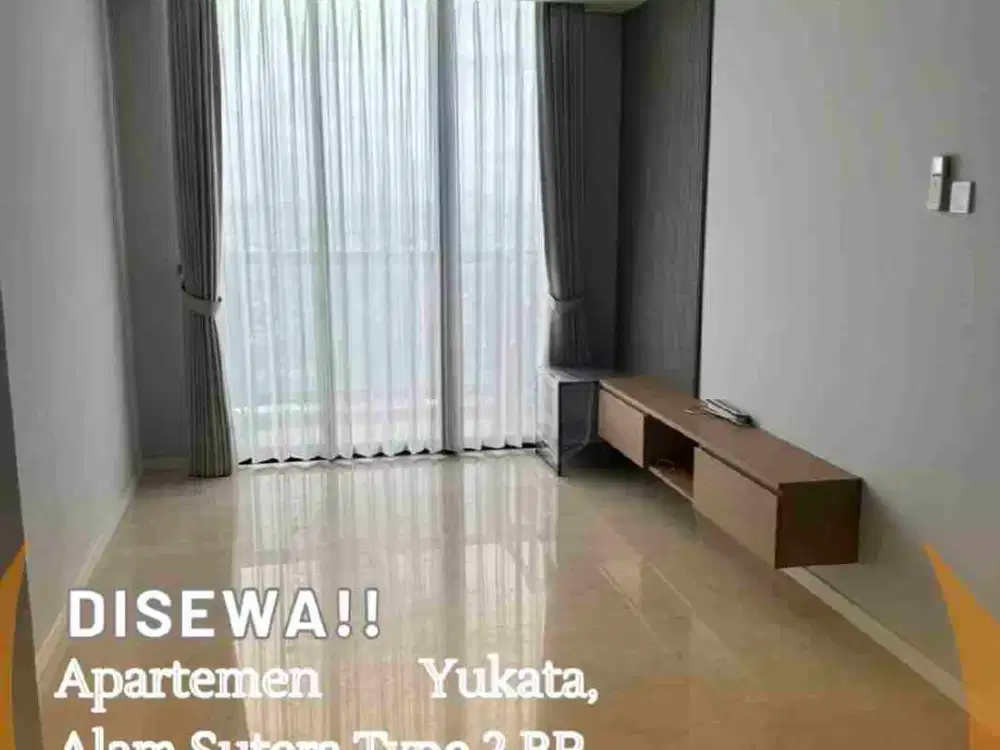 DISEWA APARTEMEN YUKATA ALAM SUTERA
