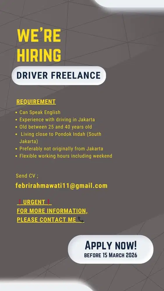 Driver Freelance