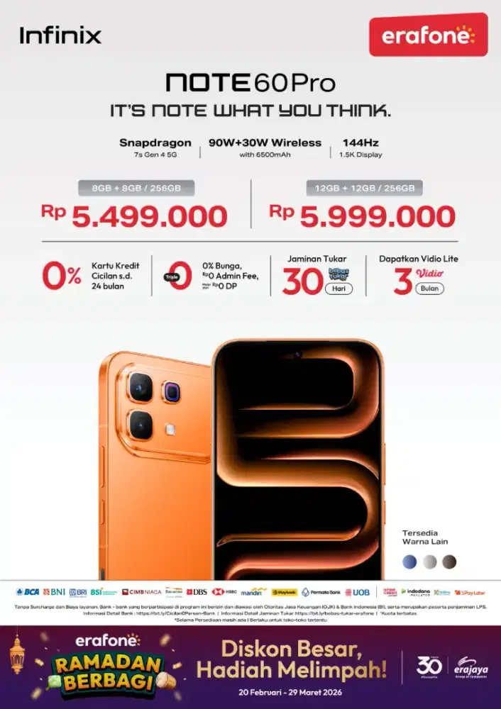 PROMO INFINIX TERBARU
