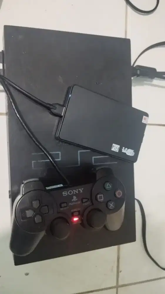 Ps2 fat seri 3 matrix HDD luar 160 GB fullgame