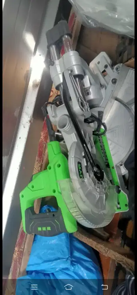 Mesin rayu potong alumunium bisa kayu 7in