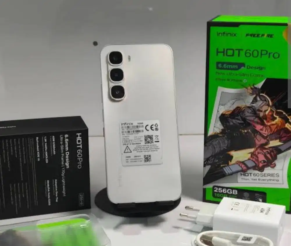 infinix hot 60 pro 8\256GB garansi 11 bulan