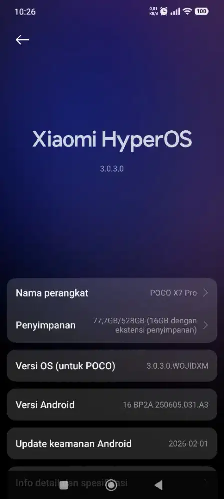 POCO X7 PRO 12/512 Hitam