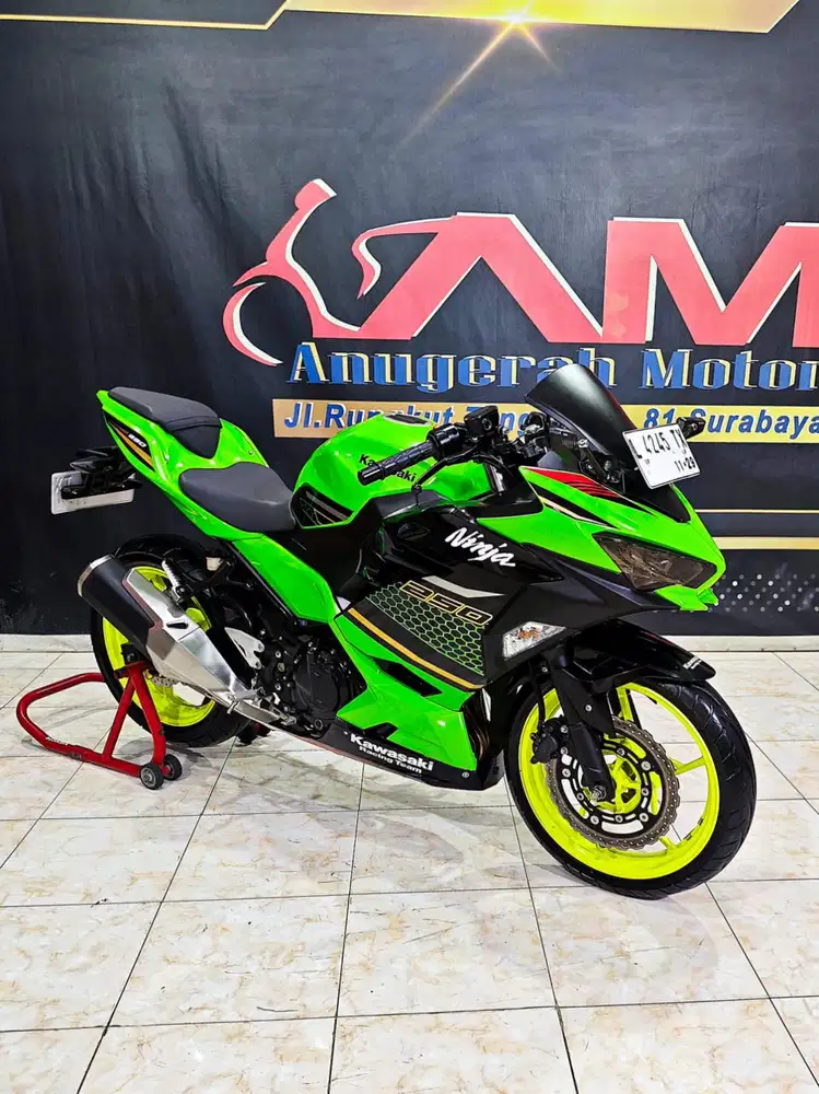 Kawasaki New Ninja 250 FI SE KRT TH 2019 odo 8rb motor kwalitas