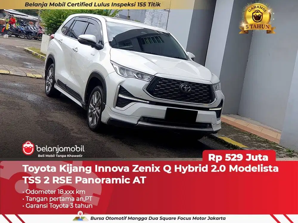 [KM 18 RB] Toyota Innova Zenix Q Hybrid 2.0 Modelista TSS 2025 2026