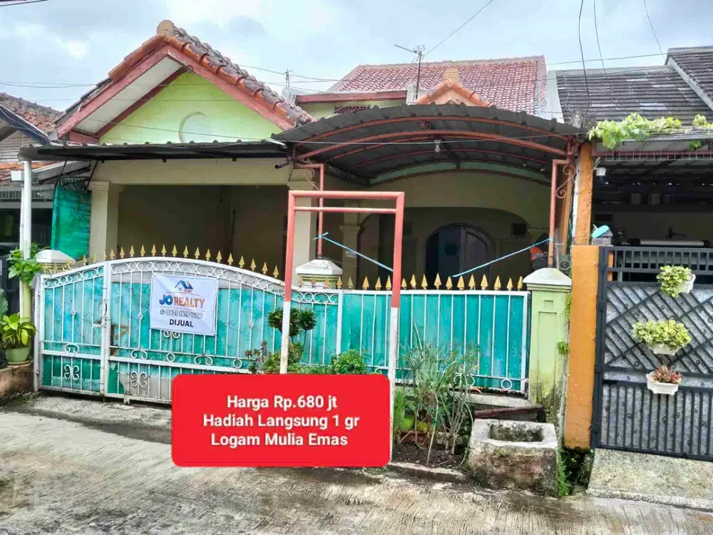 PERUMAHAN BUMIASRI MEKAR RAHAYU , RUMAH 2 LT, AKSES TOL TKI 3 , BEBAS BANJIR, AMAN DAN ASRI