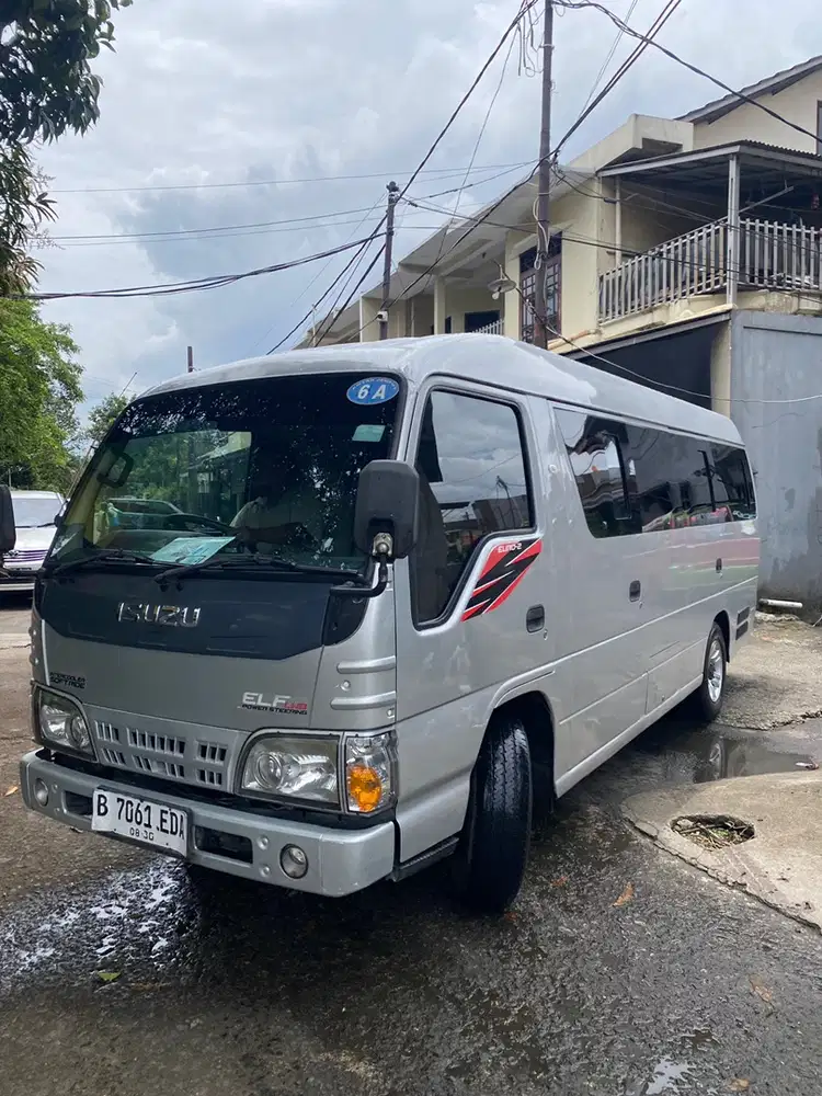 Isuzu Elf Long LWB 2015 Paramita Deluxe KM 80.000 an Asli Pajak Murah