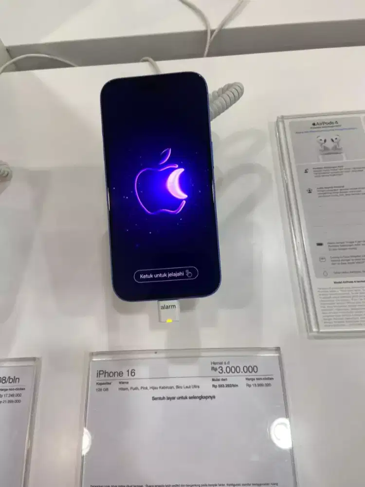 PROMO CICILAN BUNGA 0% IPHONE 16 128GB