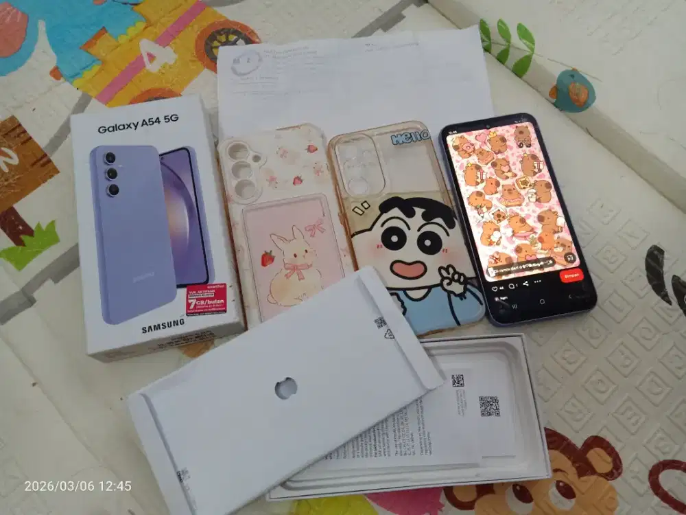 Samsung A54 A 54 5G komplit plus bon pembelian handphone hp android