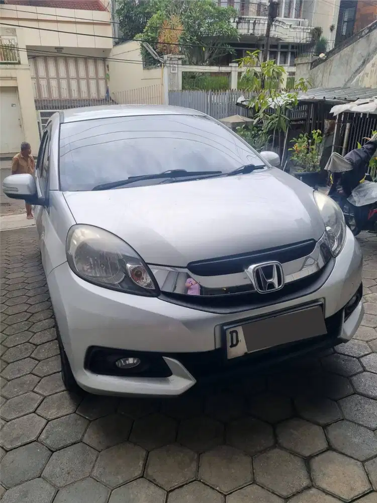 JUAL HONDA MOBILIO E CVT MATIC WARNA SILVER BANDUNG KONDISI TERAWAT