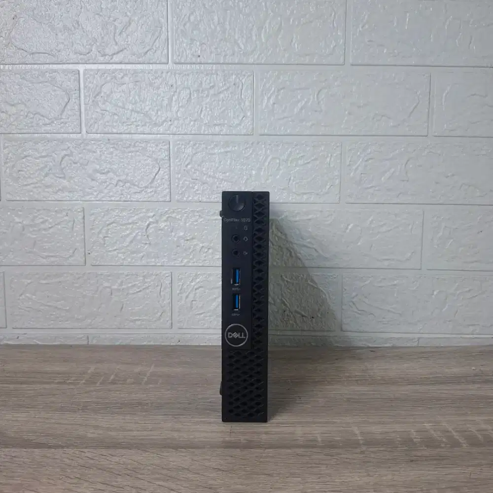 Mini PC Dell Optiplex 3070 i3 Gen9 RAM 8 NVMe 128 mulus murah