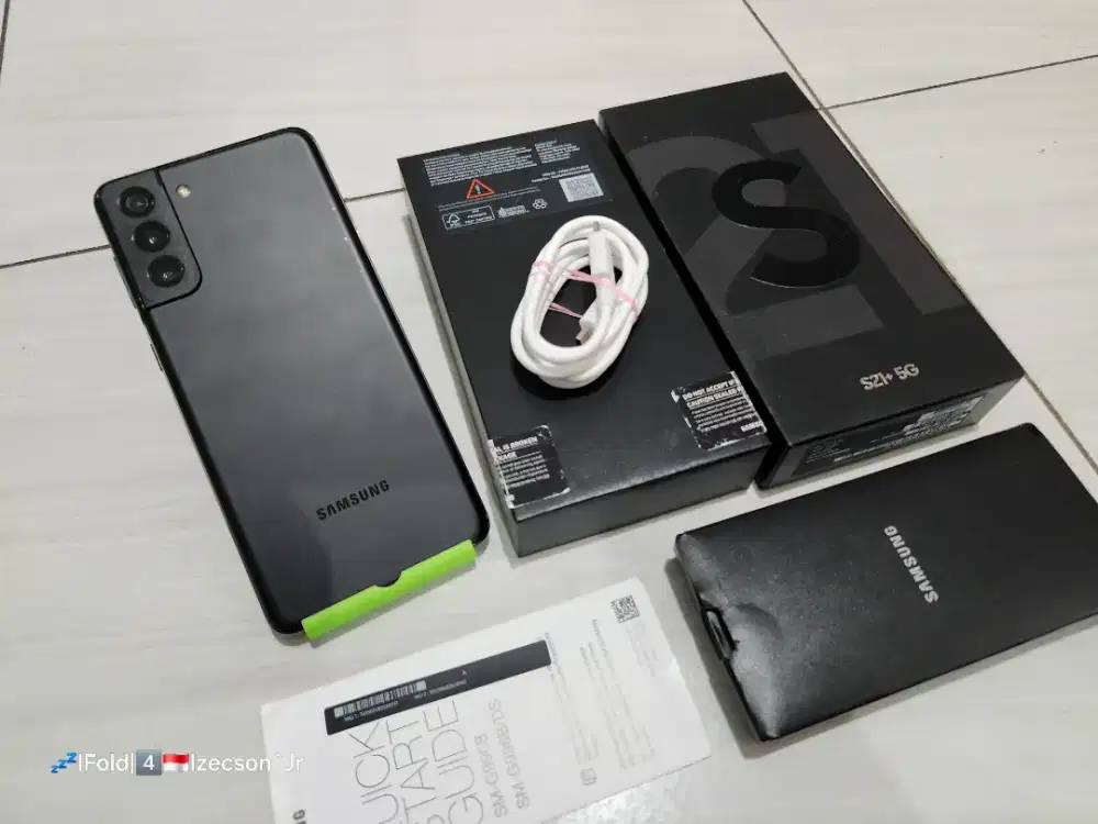 Samsung S21+ 5G 8/256 Fullset Original
Ex SEIN, 90% Mulus, No Minus
