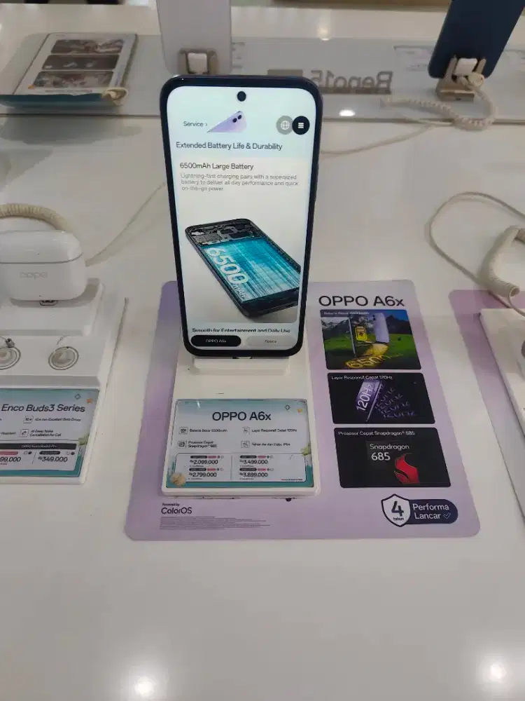 OPPO A6X harga 1jtan Prosesor Snapdragon 685 c